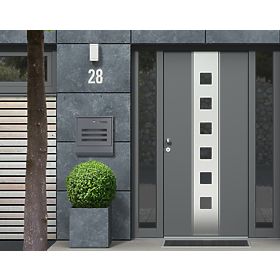 Skrzynka pocztowa na listy i gazety ze stali nierdzewnej