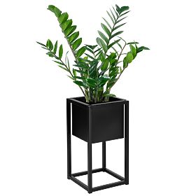 Stojak na kwiaty Concove loft 40 cm czarny