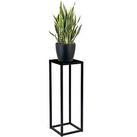 Stojak na kwiaty Piatto loft 60 cm czarny