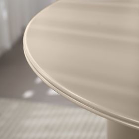 Stół jadalniany Kairo 120 cm, okrągły, ciemny beżowy