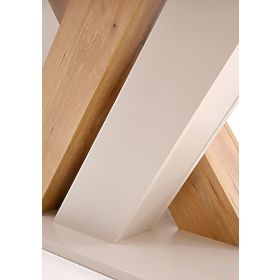 Stół rozkładany BRANDON 160-200/90 cm kaszmir/dąb cremona (2p=1szt)