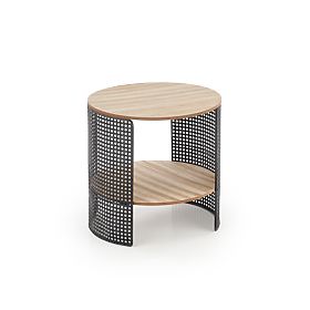 Stolik konferencyjny TRAFICA naturalny/czarny