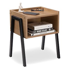 Stolik nocny SKIVE MODERN OAK