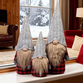 Świąteczny skrzat Zestaw YX055 30+40+50cm