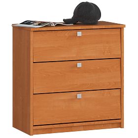 Szafka na buty MINI 3 uchylne drzwi 60 cm - olcha