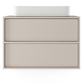 Szafka pod umywalkę nablatową Mossy, 80 cm, kaszmir