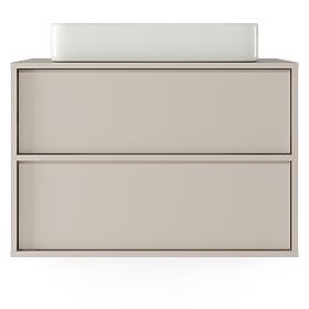 Szafka pod umywalkę nablatową Mossy, 80 cm, kaszmir