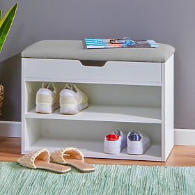 Szafka regał ławka na buty z siedziskiem, MODERNHOME