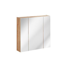 Szafka z Lustrem 80 cm 3 Drzwi