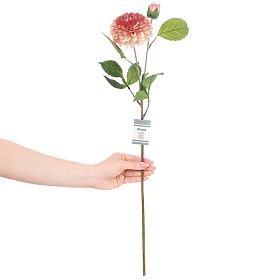 Sztuczny kwiat PIWONIA kolor koralowy styl nowoczesny ameliahome