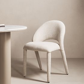 Tapicerowane krzesło Ella beżowe, lectus