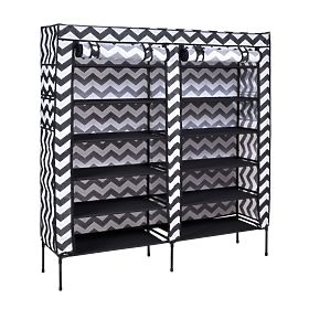 Tekstylna szafa na buty Gabi - zebra