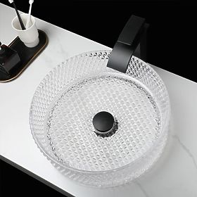 Umywalka meblowa Rea Cristal Transparent 35, Rea