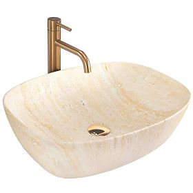 Umywalka meblowa Rea Freja Travertine Matt