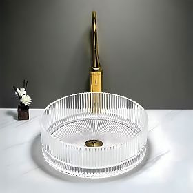 Umywalka meblowa Rea Ingrid 36 Przezroczysta, Rea