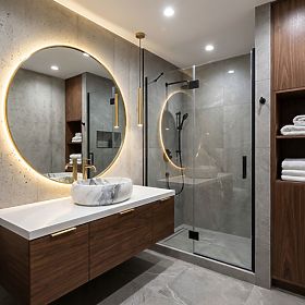 Umywalka meblowa Rea Linda Granit Mat, Rea