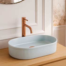 Umywalka meblowa Rea Vanda Baby Blue Matt, Rea