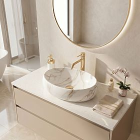 Umywalka nadblatowa Rea Linda Láva Páter, Rea