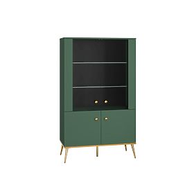 Witryna leśna większa - zielona, ML meble
