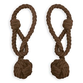 Zasłony - akcesoria DAUPHIN kolor brązowy ameliahome