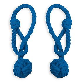 Zasłony - akcesoria DAUPHIN kolor indigo ameliahome