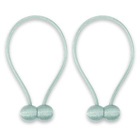 Zasłony - akcesoria TORONTO kolor jasnoniebieski ameliahome