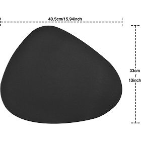 Zestaw 8 podkładek na stół TRIVAL BLACK