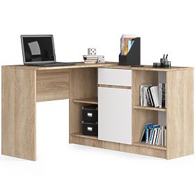 ZESTAW CLP B-17 KOMODA + BIURKO PK SONOMA / BIAŁA