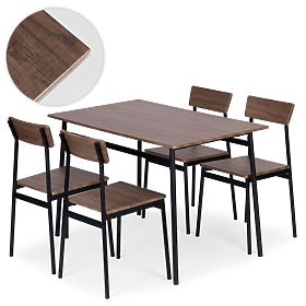 Zestaw mebli do jadalni kuchni stół + 4 krzesła MALMO ModernHome, MODERNHOME