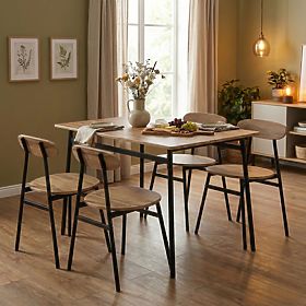 Zestaw mebli do jadalni kuchni stół + 4 krzesła OSLO ModernHome, MODERNHOME