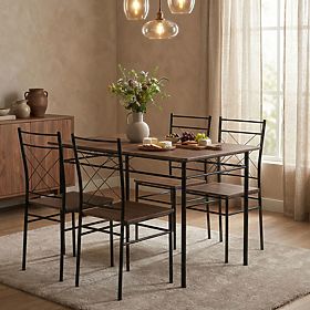 Zestaw mebli do jadalni kuchni stół + 4 krzesła VERONA ModernHome, MODERNHOME