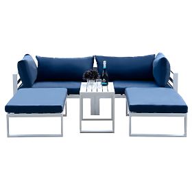 Zestaw mebli ogrodowych SANTO biały, Halmar