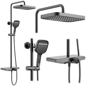 Zestaw prysznicowy REA Bari Titan, Rea