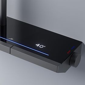 Zestaw prysznicowy z termostatem REA Pedro Titan, Rea