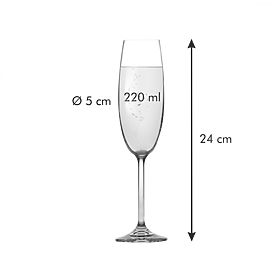 Zestaw stołowy CHARLIE kolor przezroczysty tescoma